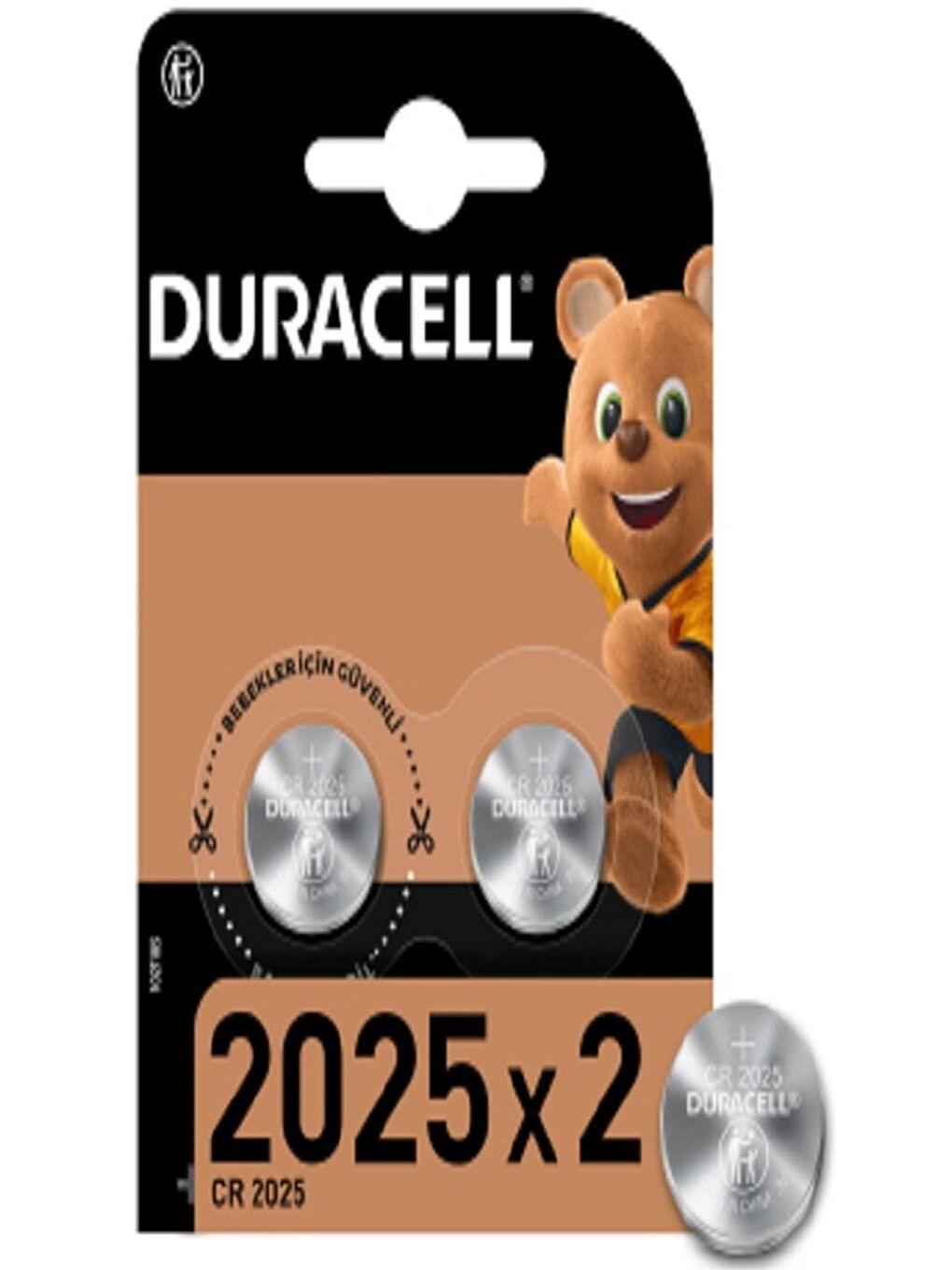 Duracell Renksiz Düğme Pil 2025 2 li 3 Volt