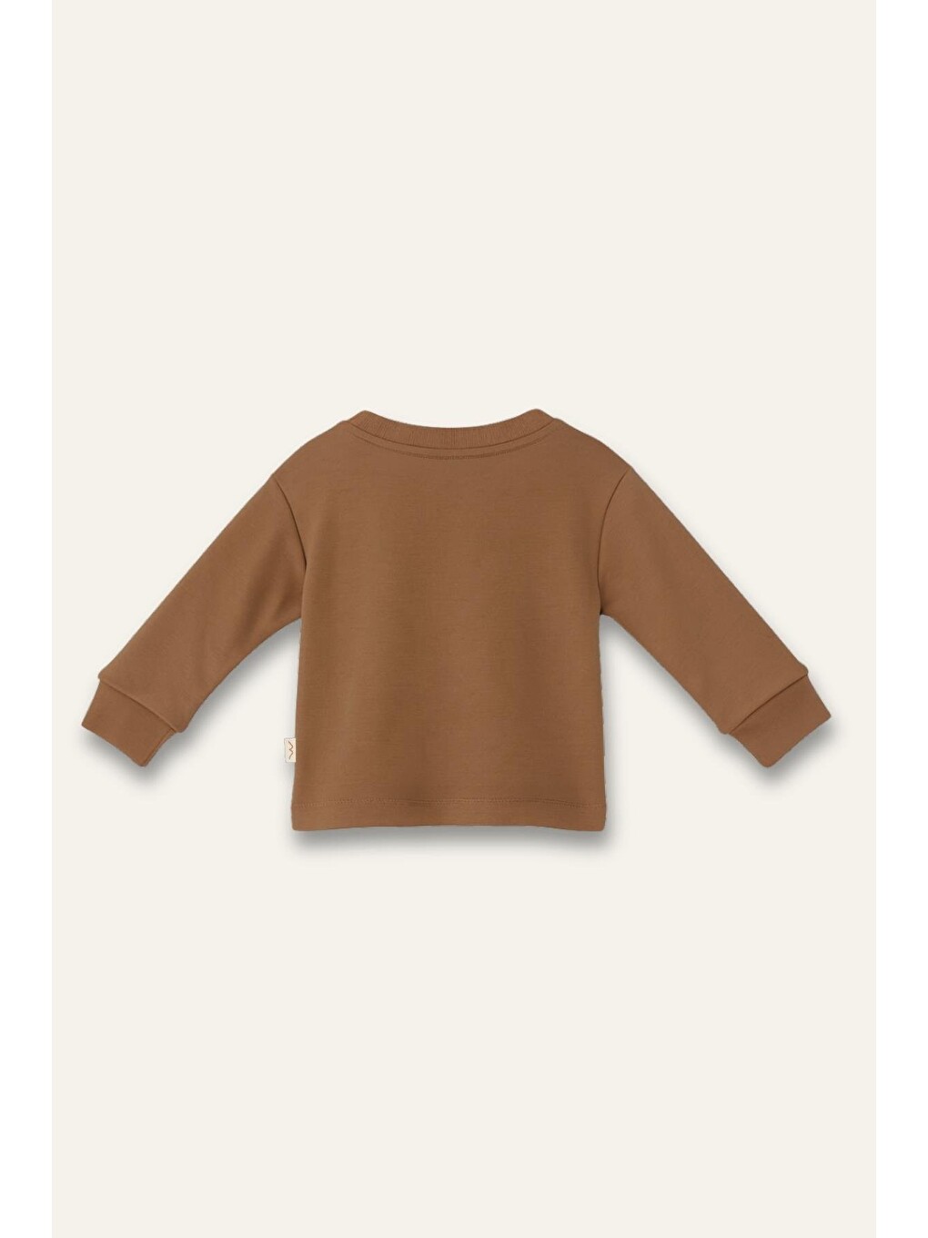 Unisex Bebek Organik İkili Takım - Bej-1