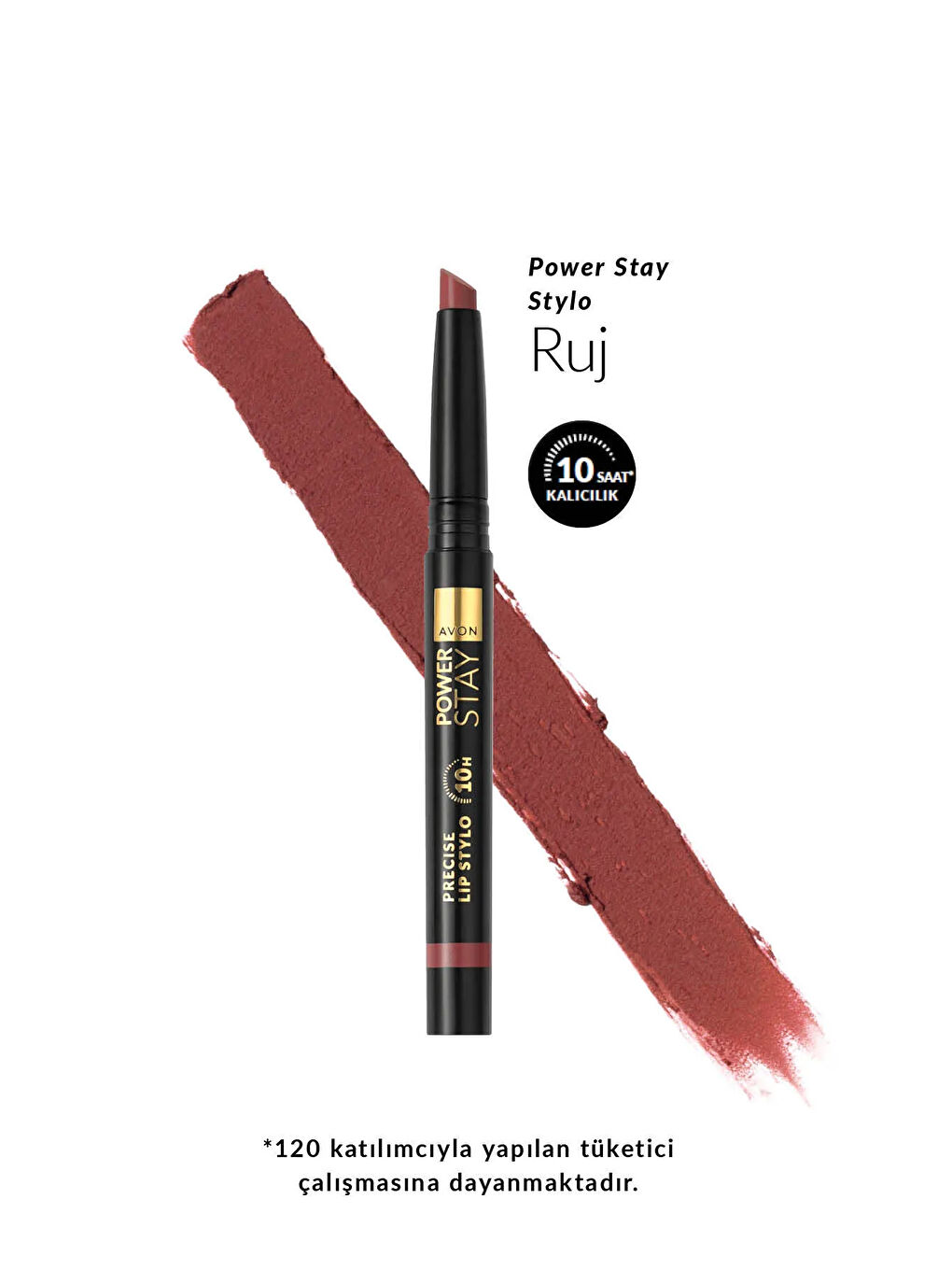 AVON Power Stay Stylo Ruj Tawny Triumph - 1