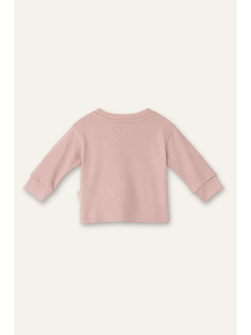 Pembe Unisex Bebek Organik İkili Takım - Pudra-4