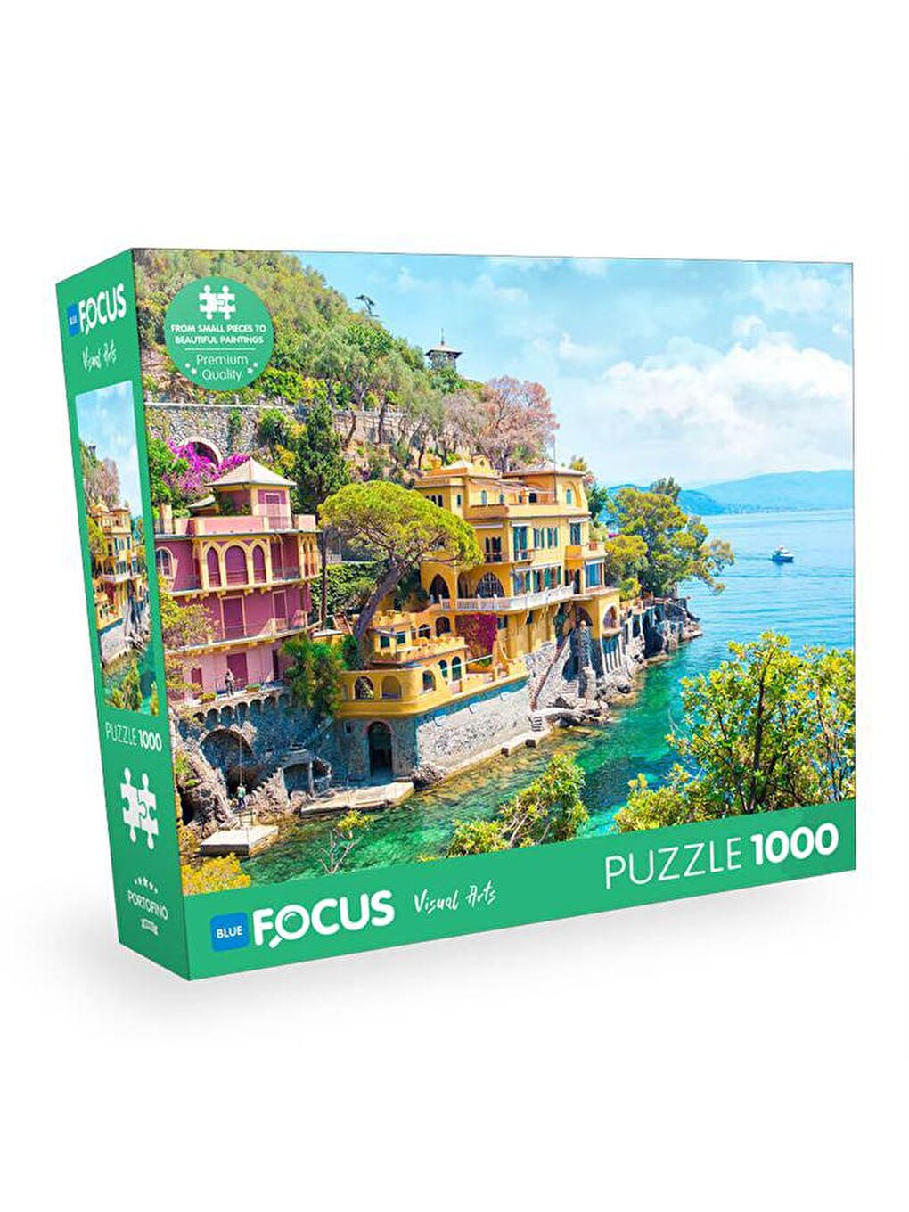 Blue Focus Karışık 1000 Parça Puzzle Portofino