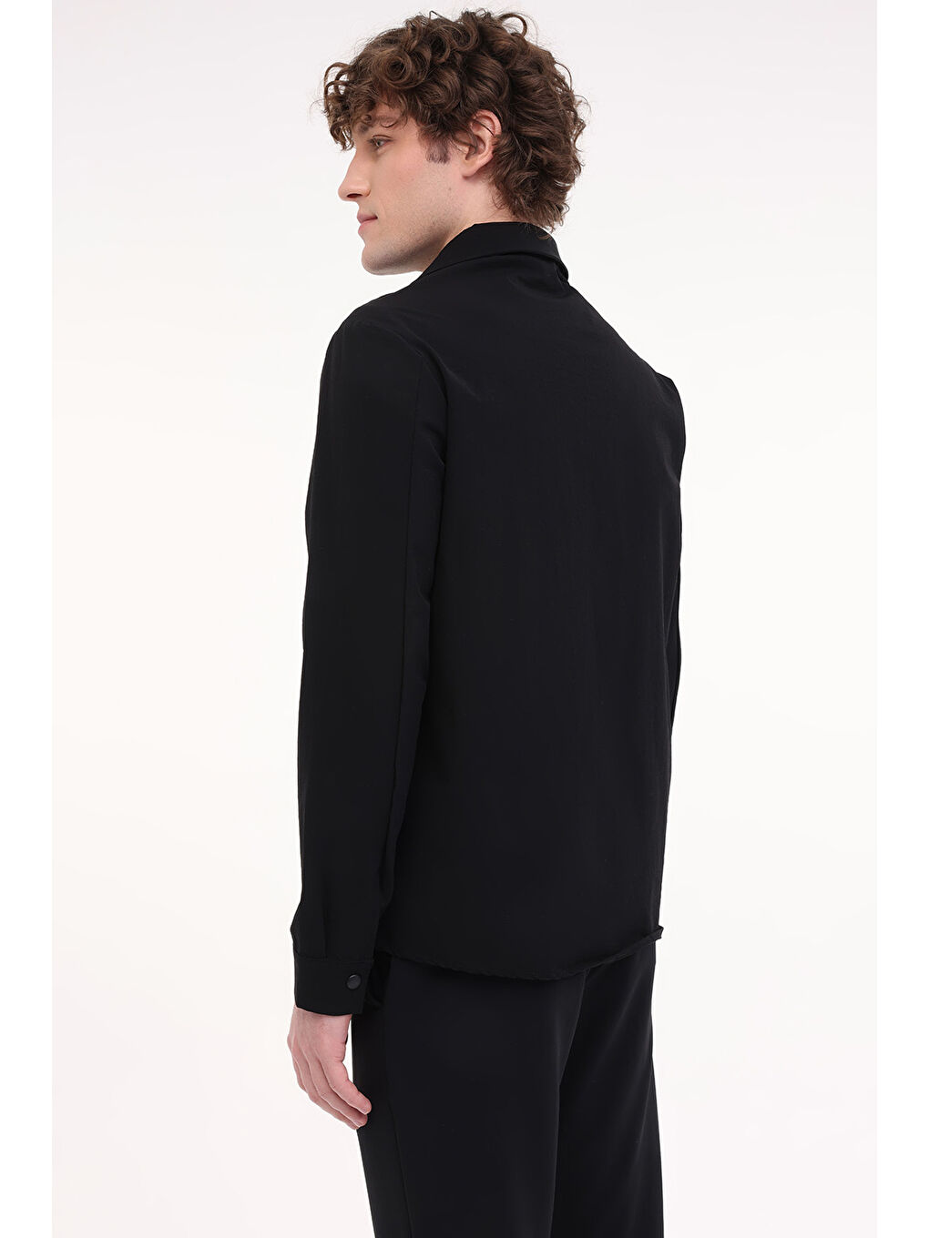 ML PAOL ITL627 5FX Siyah Erkek Gömlek-1