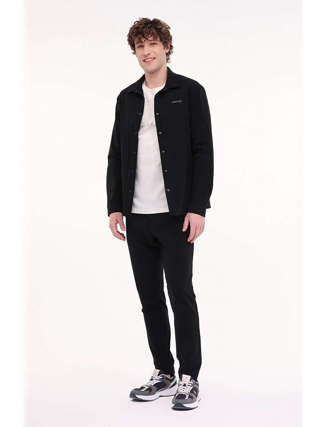 ML PAOL ITL627 5FX Siyah Erkek Gömlek-2