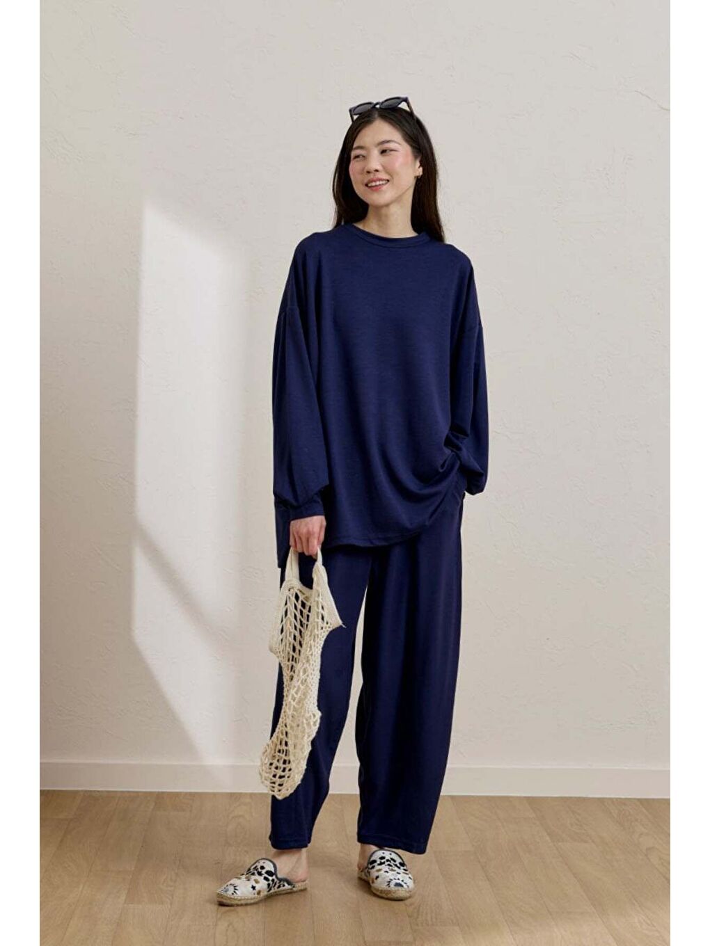 Lacivert Şalvar Takım-3