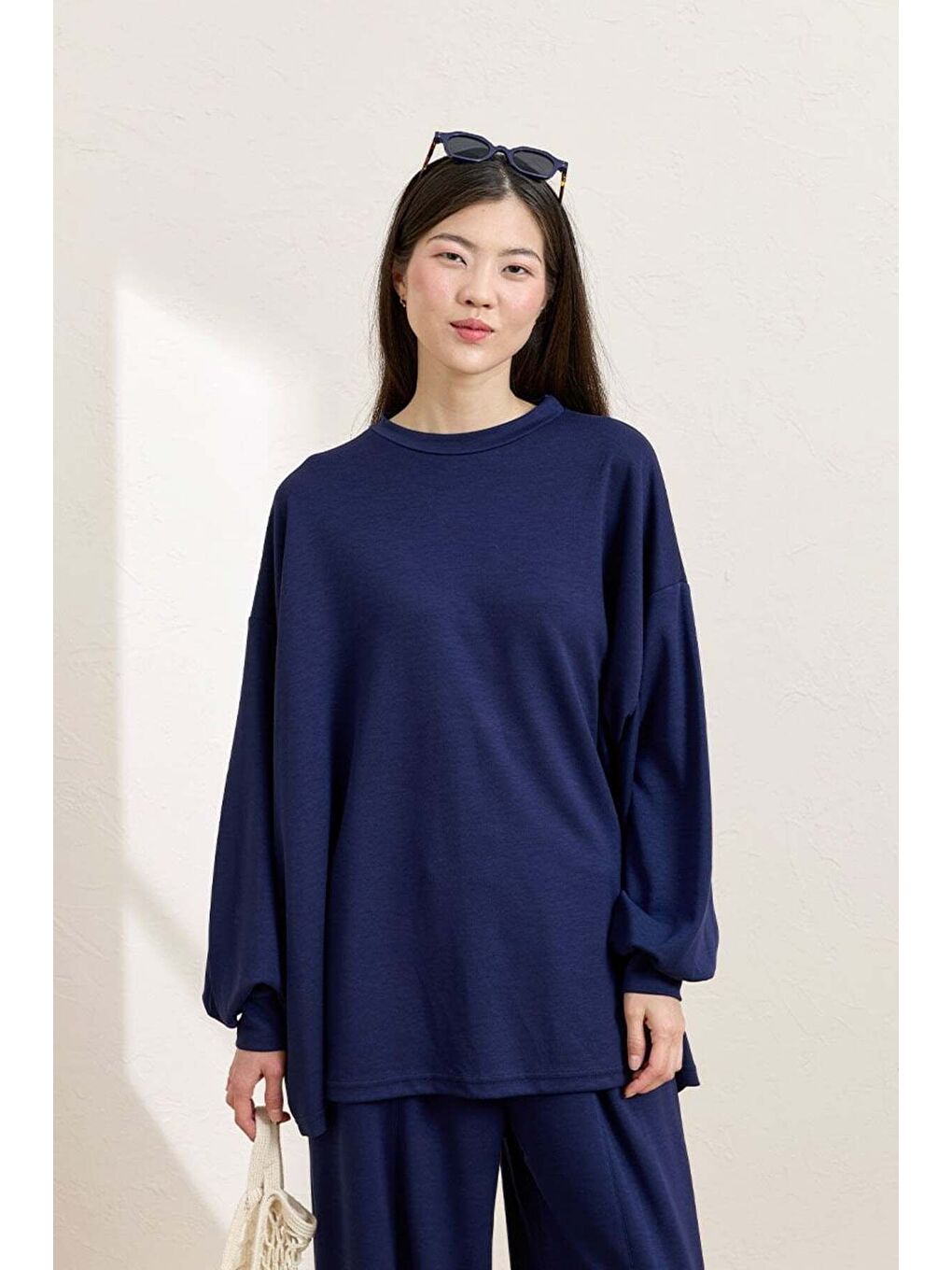 Lacivert Şalvar Takım-5