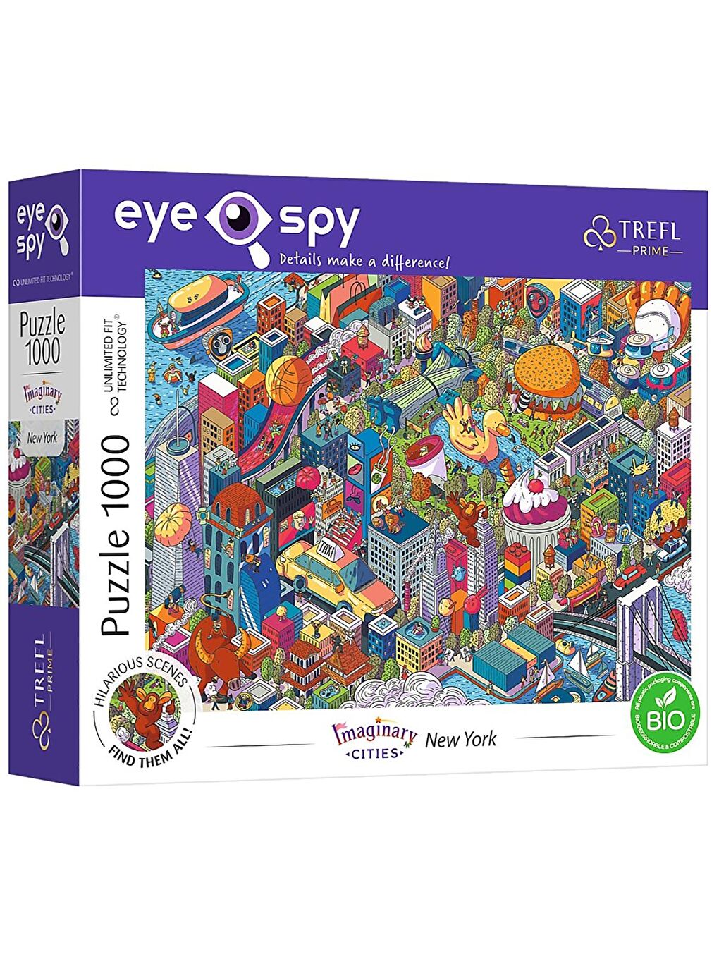 Oyuncak Trefl 1000 Parça Puzzle New York ABD (68,3x48cm) - Standart Standart-1