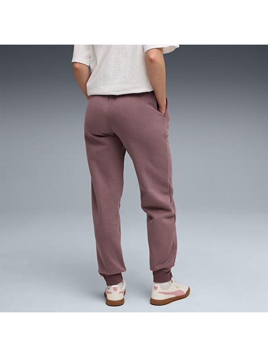 Her High Waist Kadın Mor Eşofman Altı-2