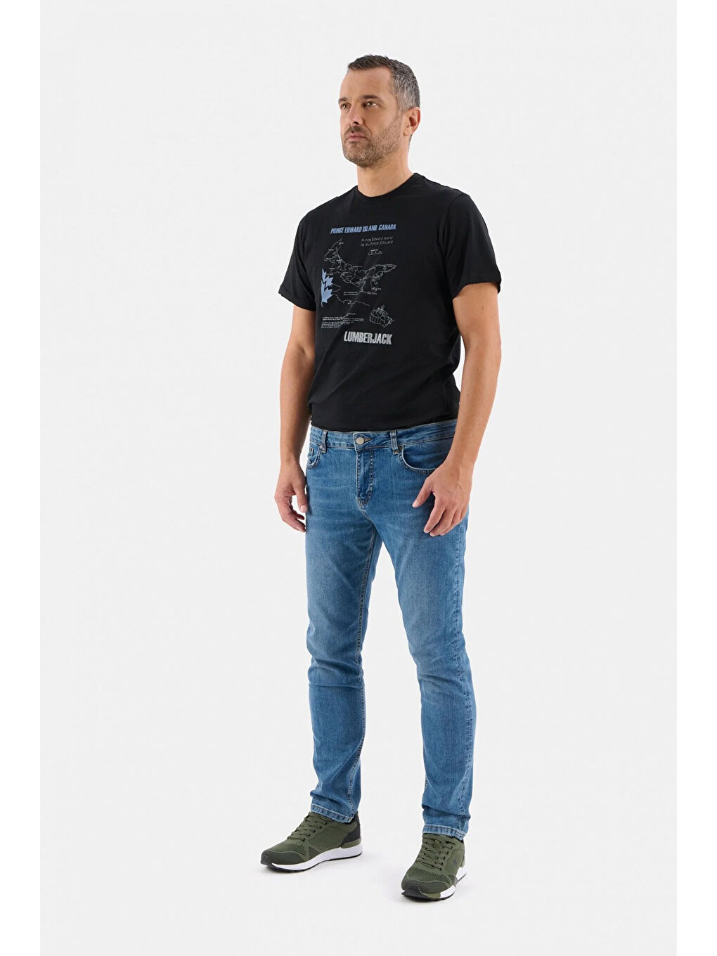 STRETCH DENIM Mavi Erkek Jean-1