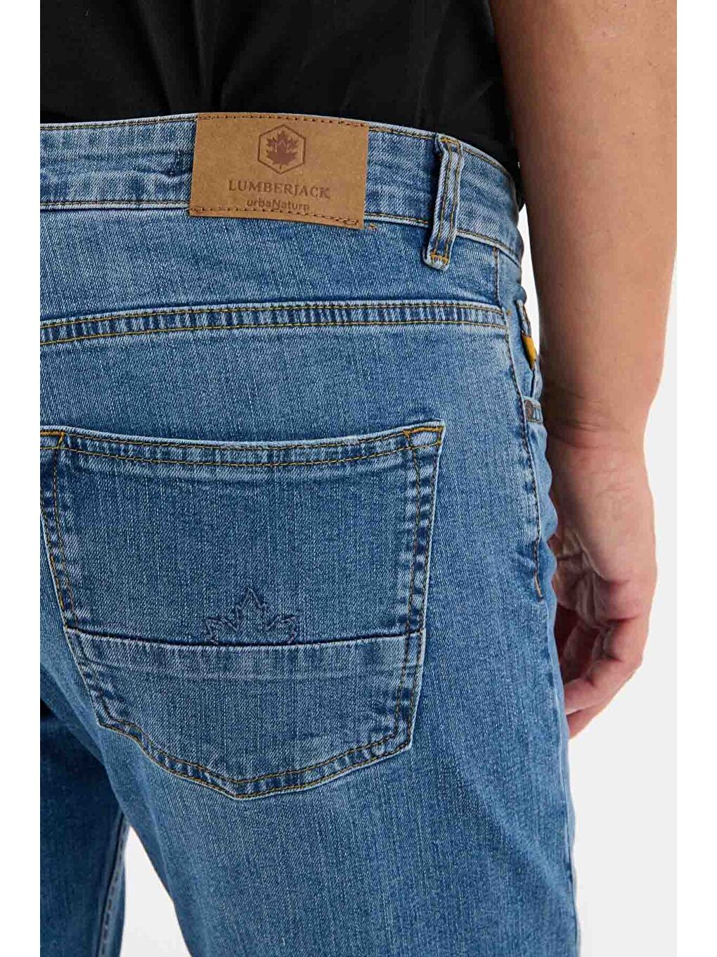 STRETCH DENIM Mavi Erkek Jean-4