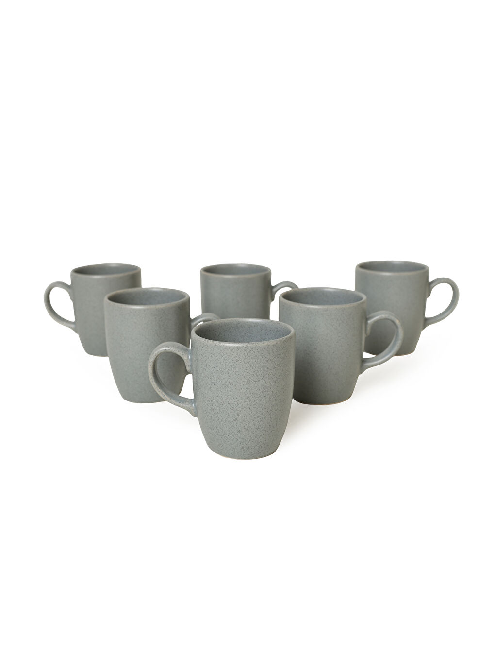 Mat Gri Bulut Kupa 9 Cm 6 Adet-5