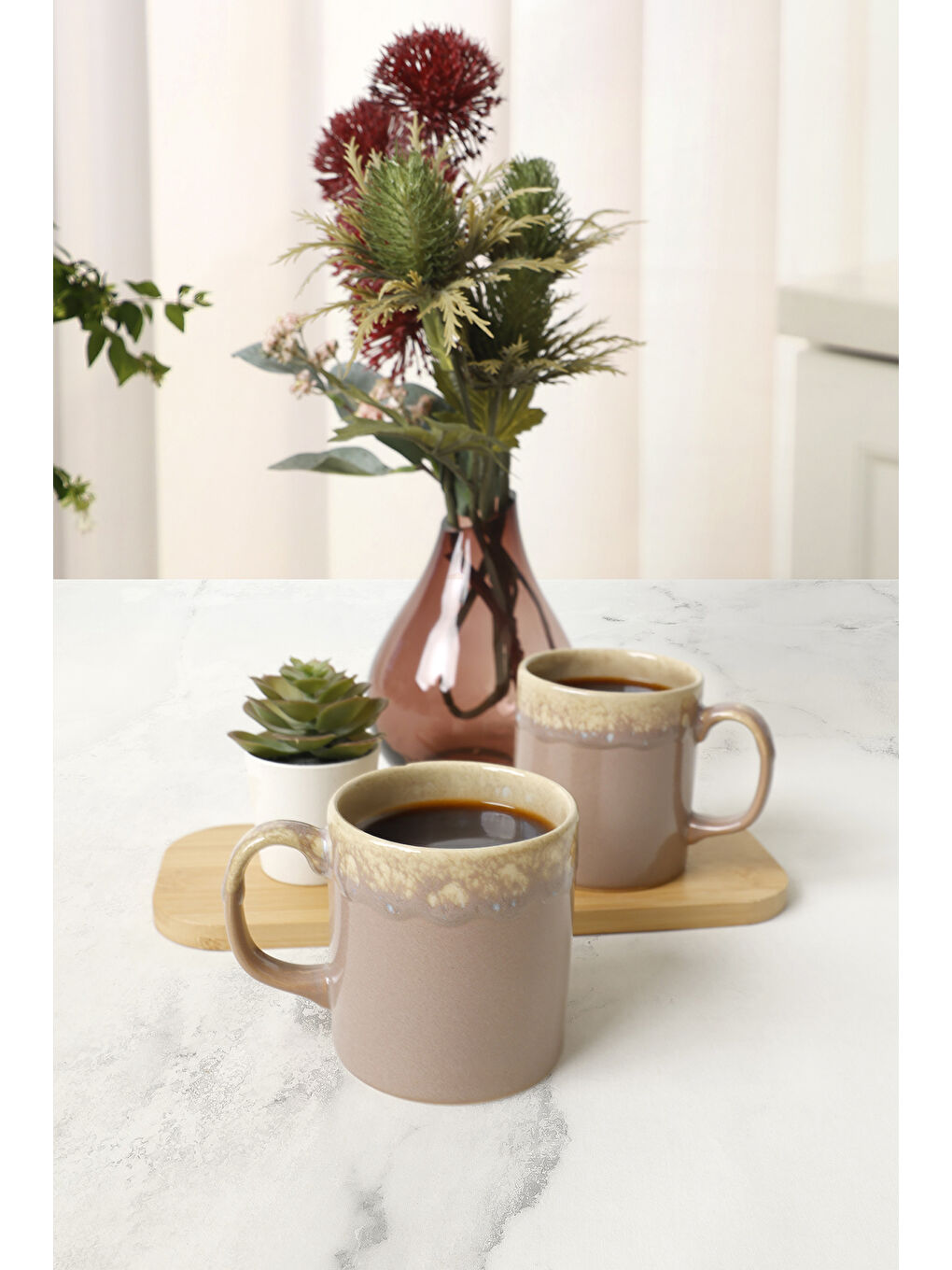 Karışık Shizen Silindir Kupa 10 Cm 2 Adet-1