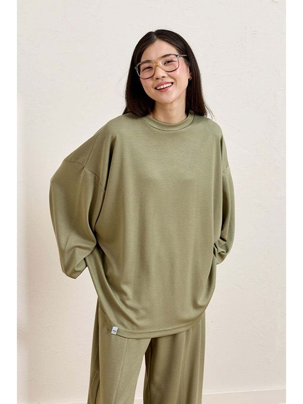 Yeşil Çağla Şalvar Takım-3