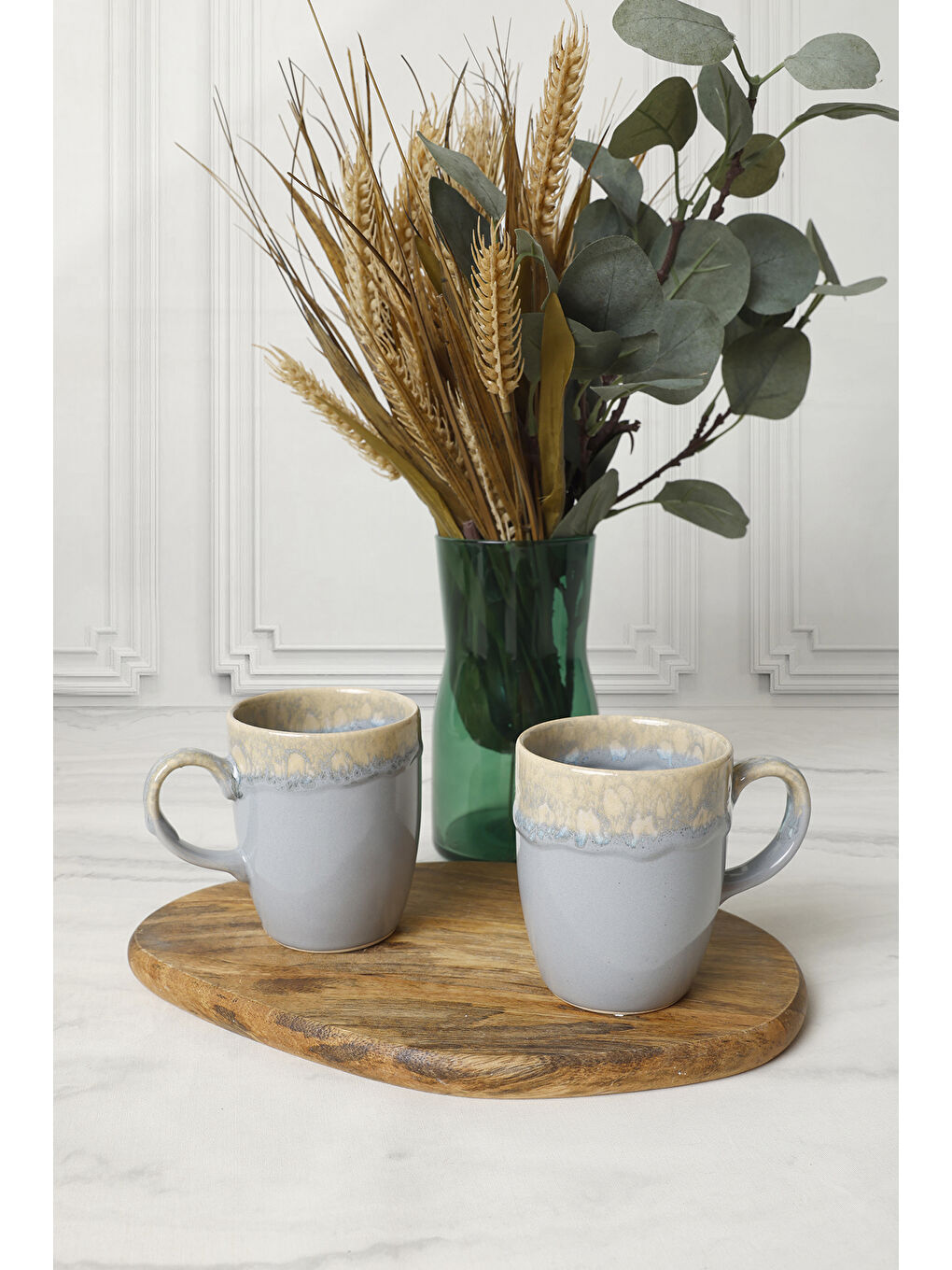 Shizen Gri Bulut Kupa 9 Cm 2 Adet-1