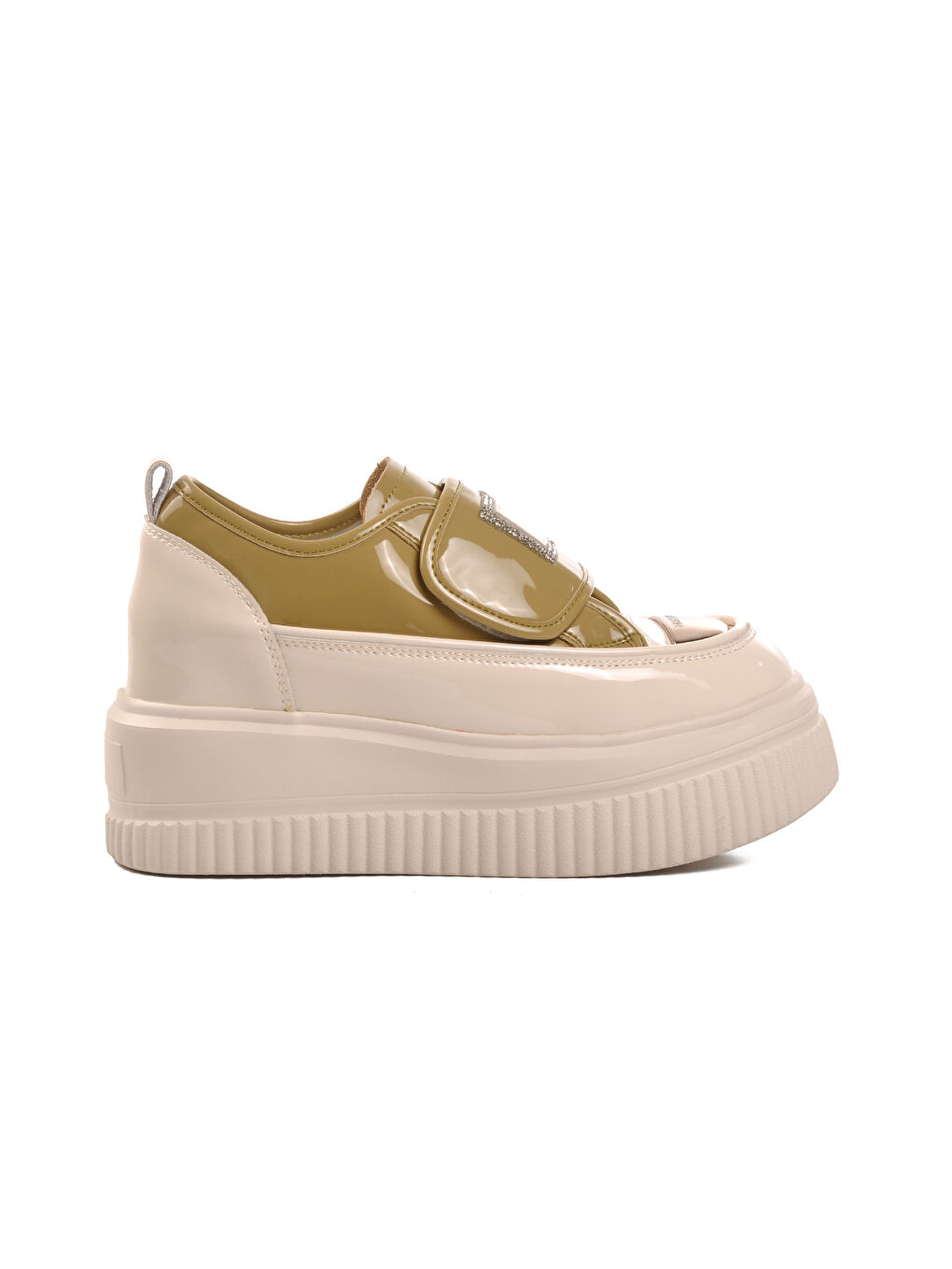 Guja Bej Gizli Topuklu Kadın Sneaker 24K373