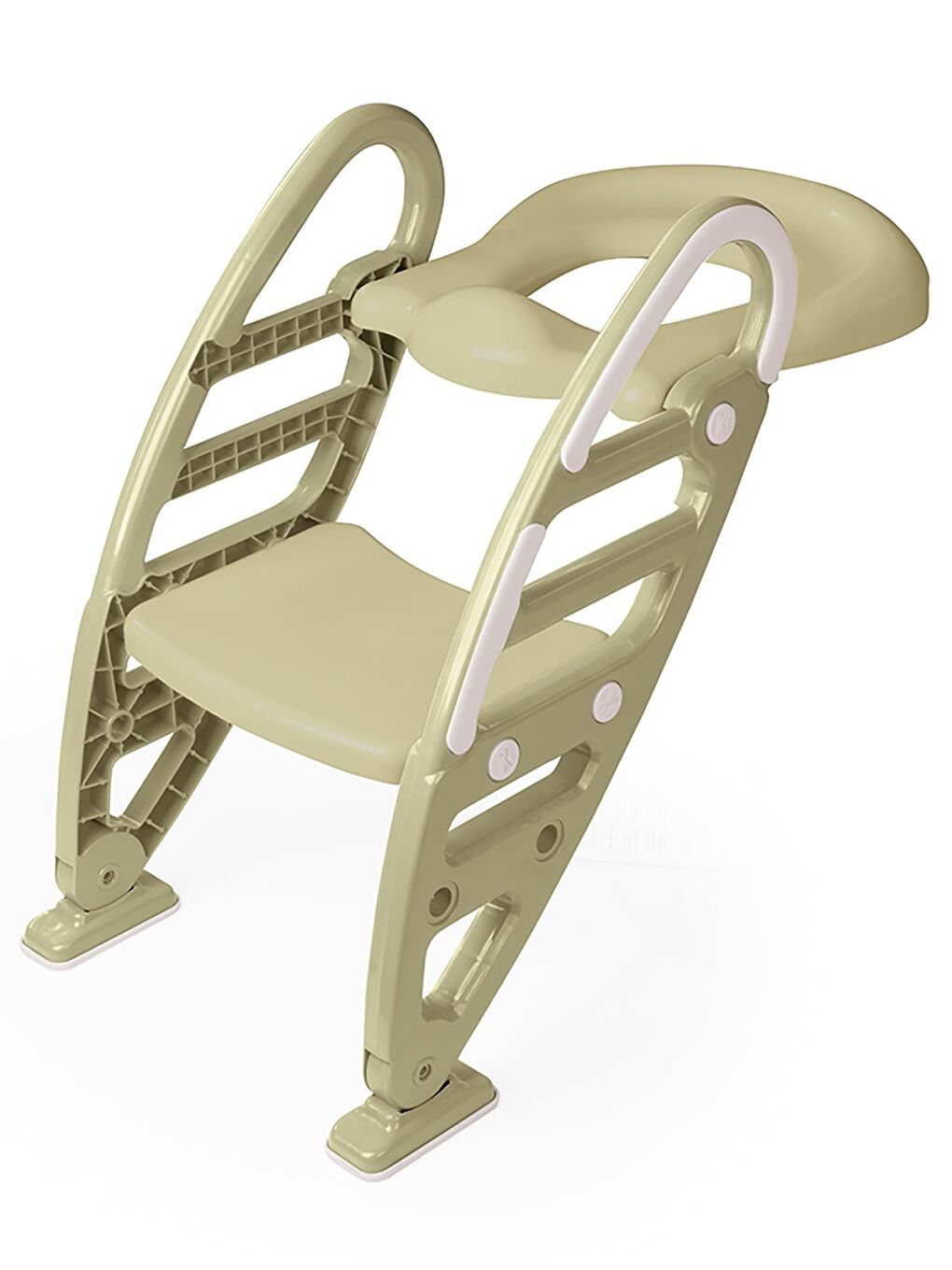 Nuve Kaymaz Merdivenli Klozet Adaptörü - Yeşil Standart-5