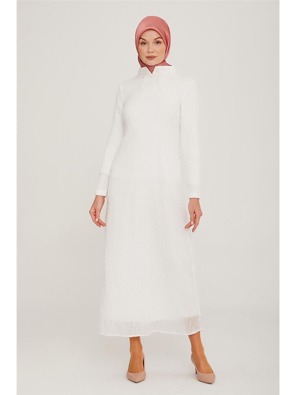 Ekru Elbise 22K9422