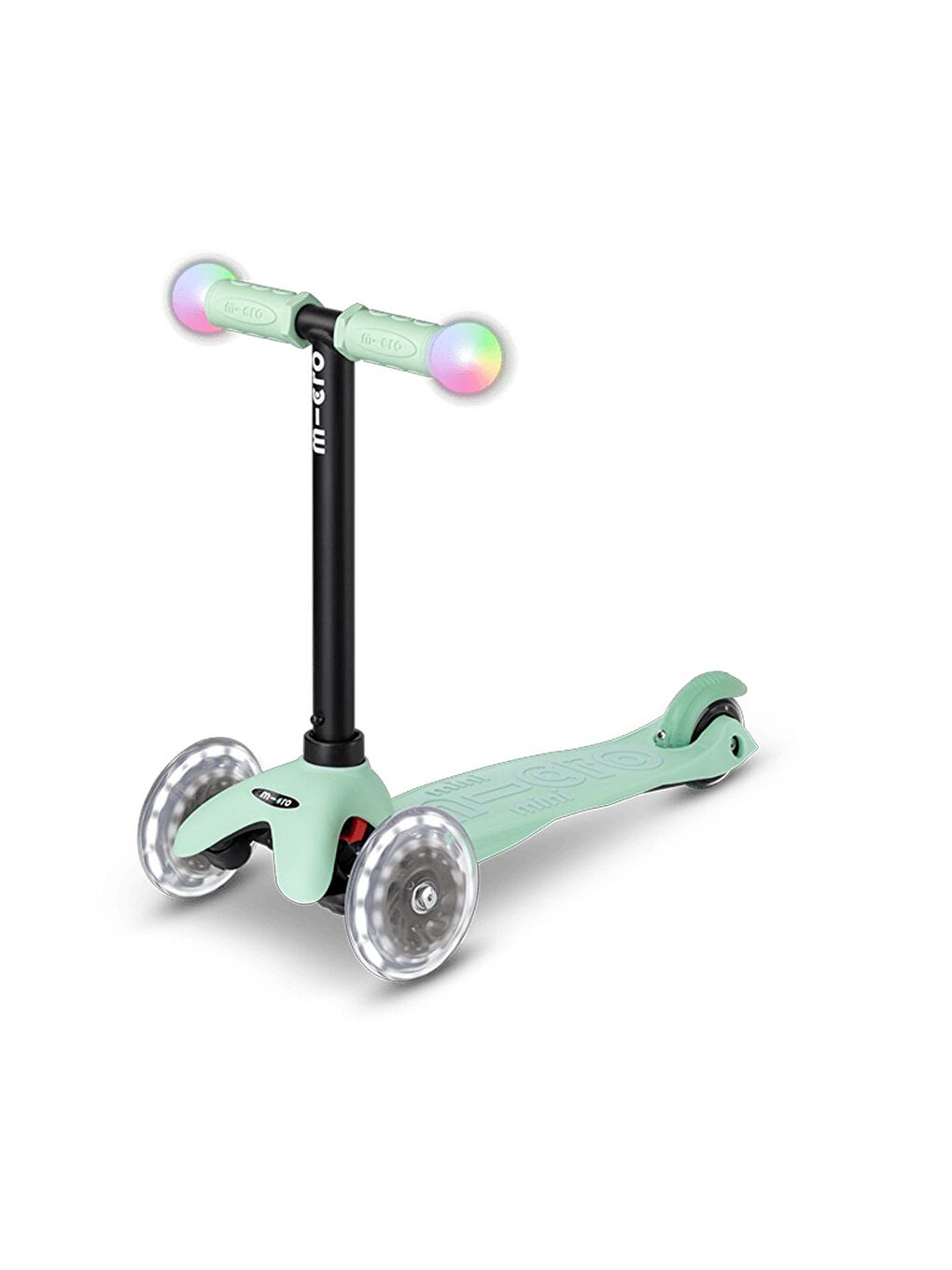 Micro Nane Yeşili Mini2Grow Deluxe Magic 3 Tekerlekli Scooter LED Mint - 2