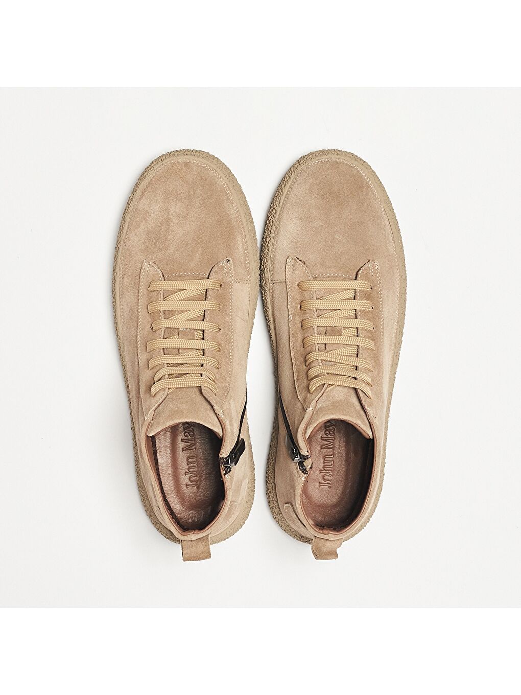 Bej Erkek Bot OG-2183 2166 Suggero Süet-6