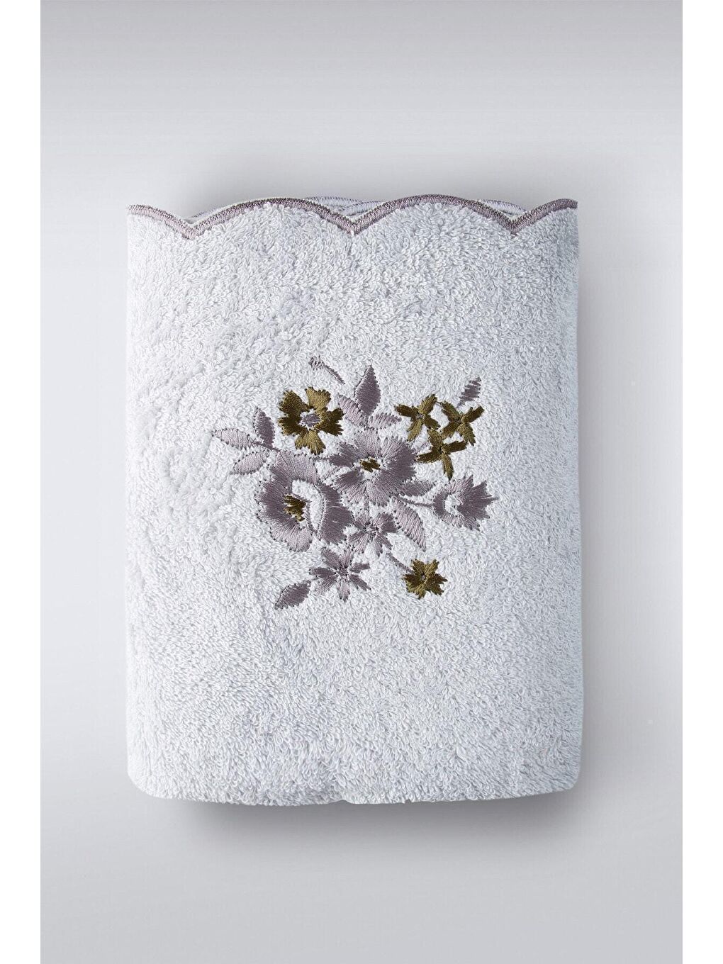 Martil %100 Pamuk 3'lü El Havlusu Seti Açık Gri 30x50-2