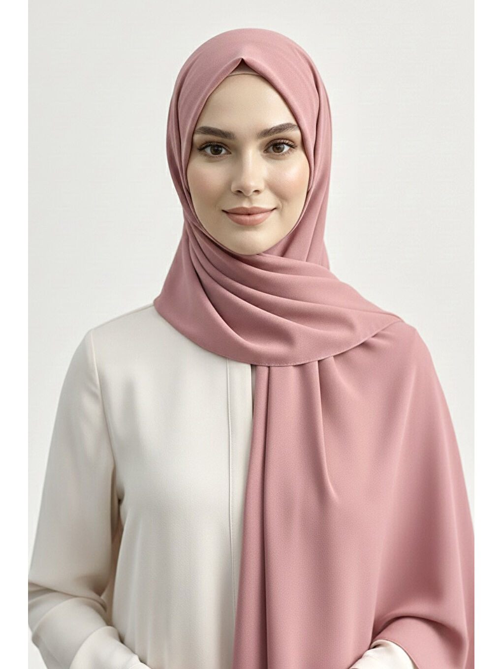 Pembe Şal Pudra - 28043-PUDRA