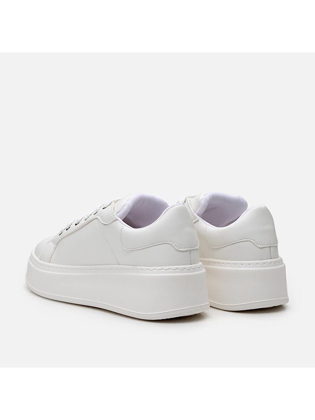 Beyaz Kadın Günlük Ayakkabı-6