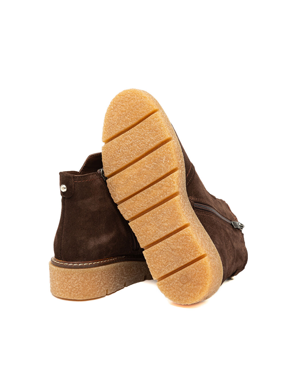 Kahverengi Kadın Çizme 25K12027XS Suede-4