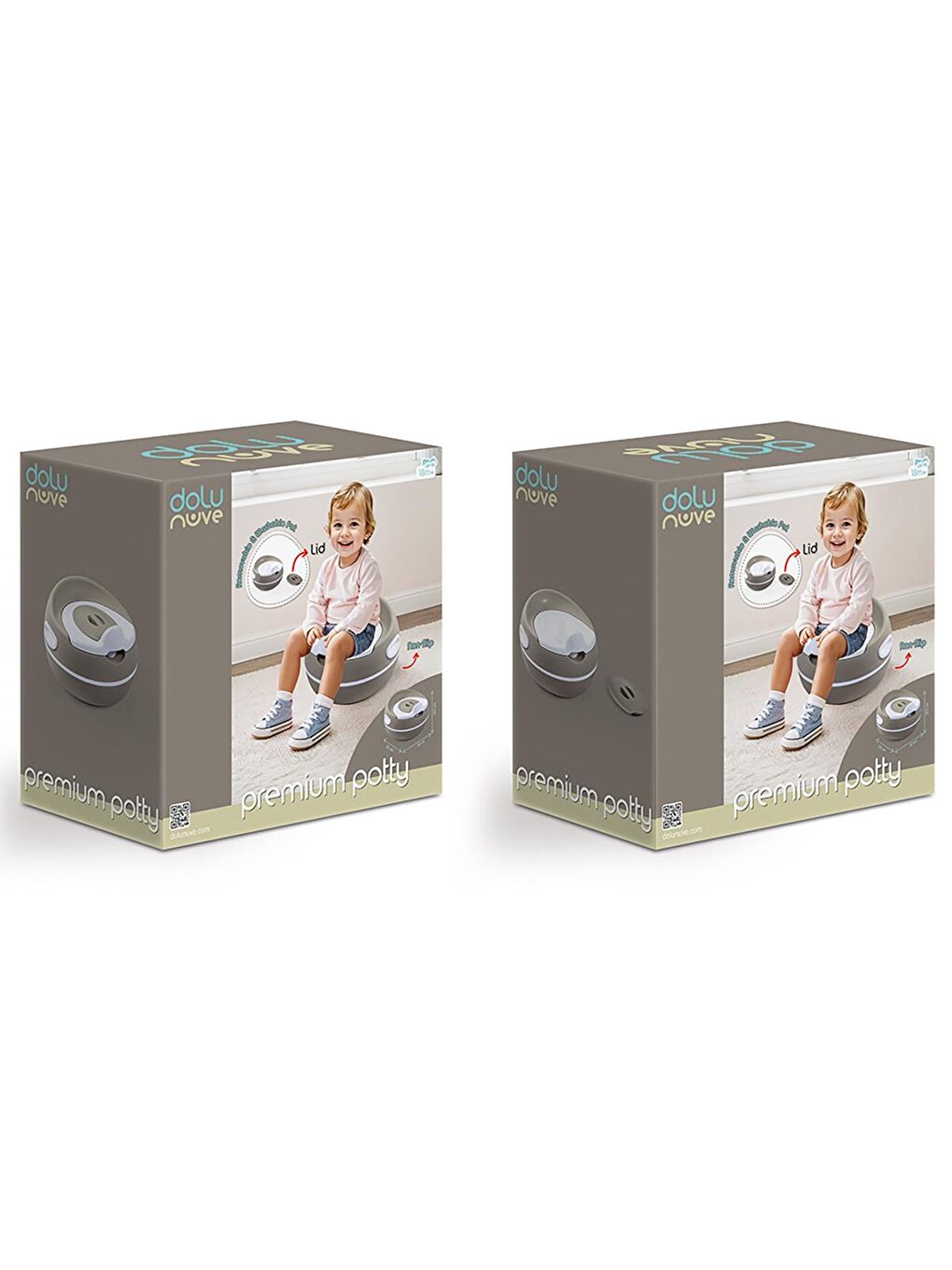 Nuve Premium Lazımlık - Gri-2