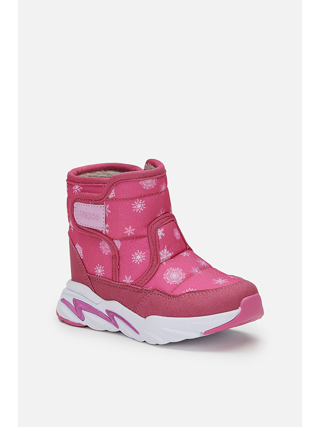 Monny Kürklü Kız Bebek Fuşya Bot-1