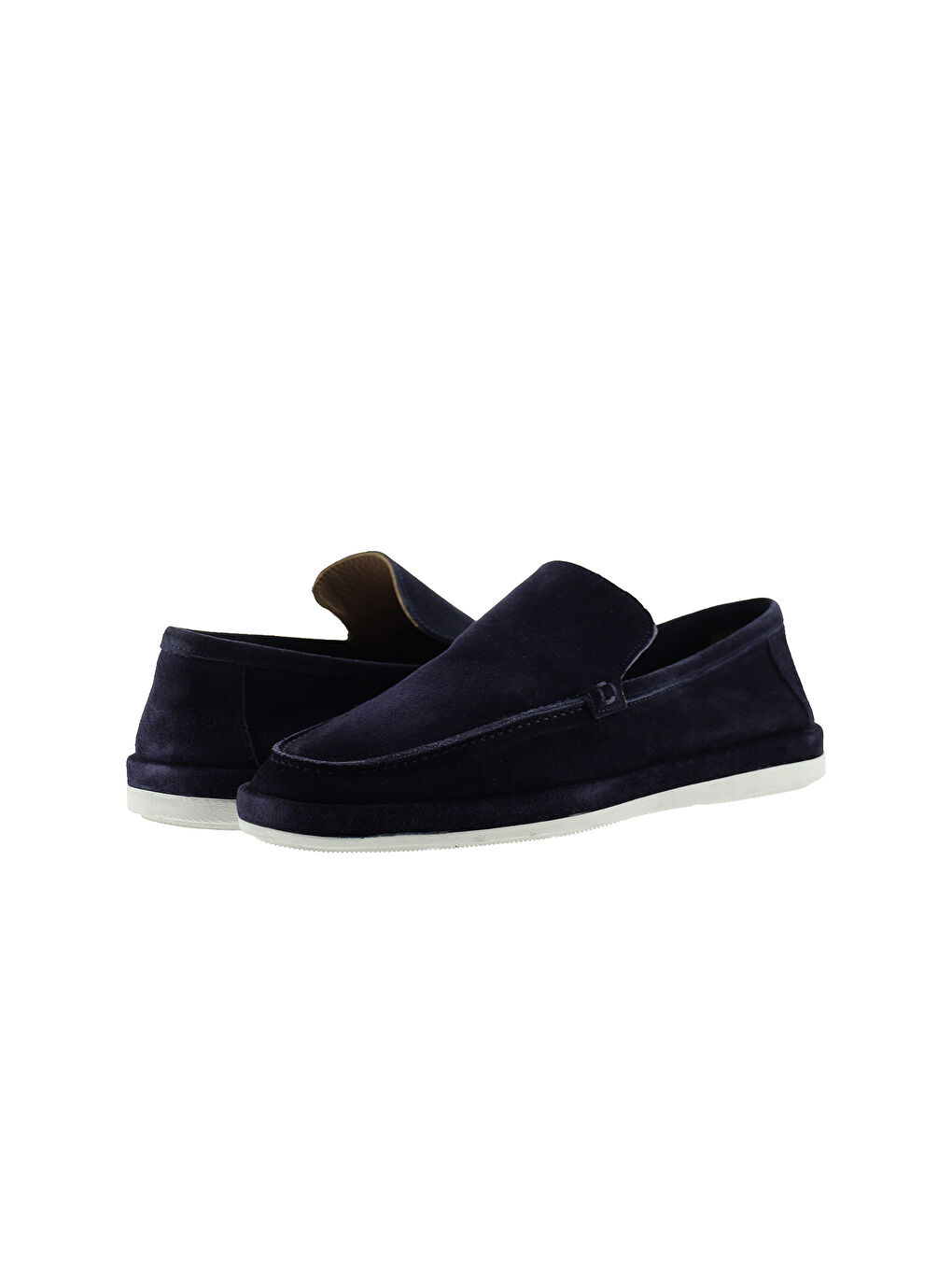 Lacivert Süet Casual Loafer Deri Ayakkabı
