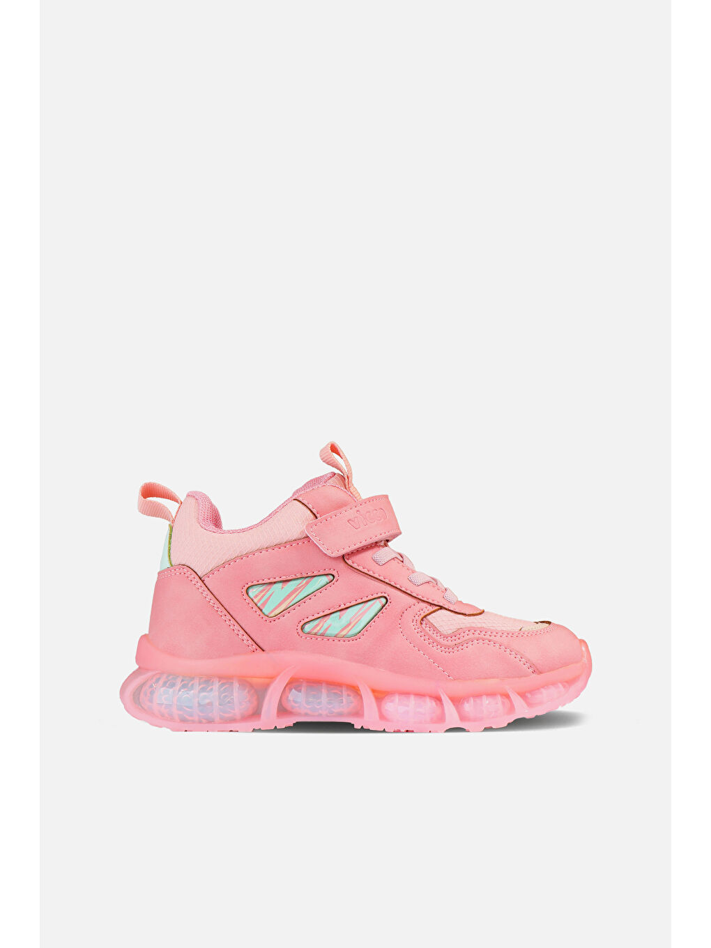 Pembe Willow Işıklı Kız Bebek Pudra Bot