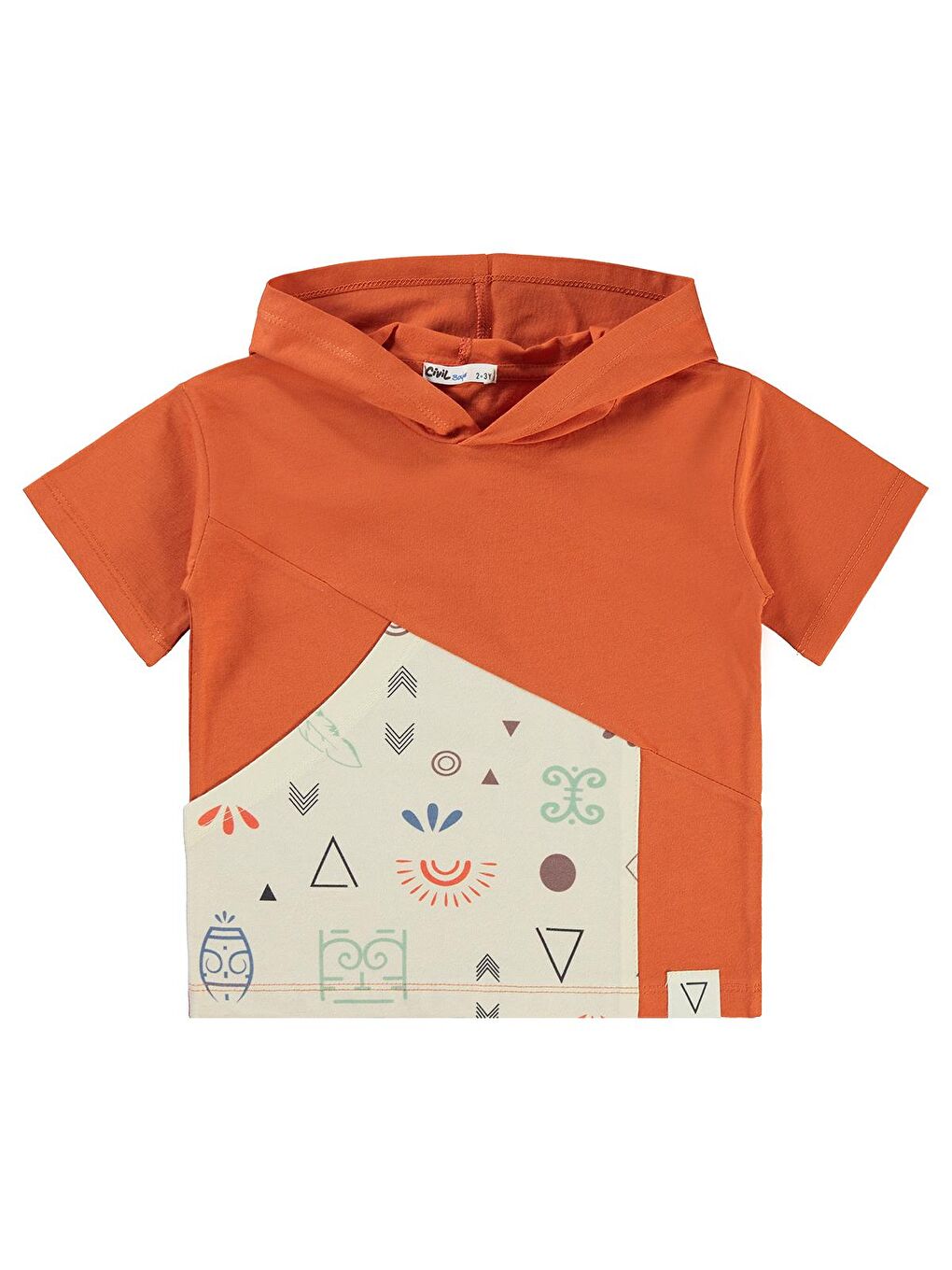 Turuncu Boys Erkek Çocuk Tişört 2-5 Yaş Oranj