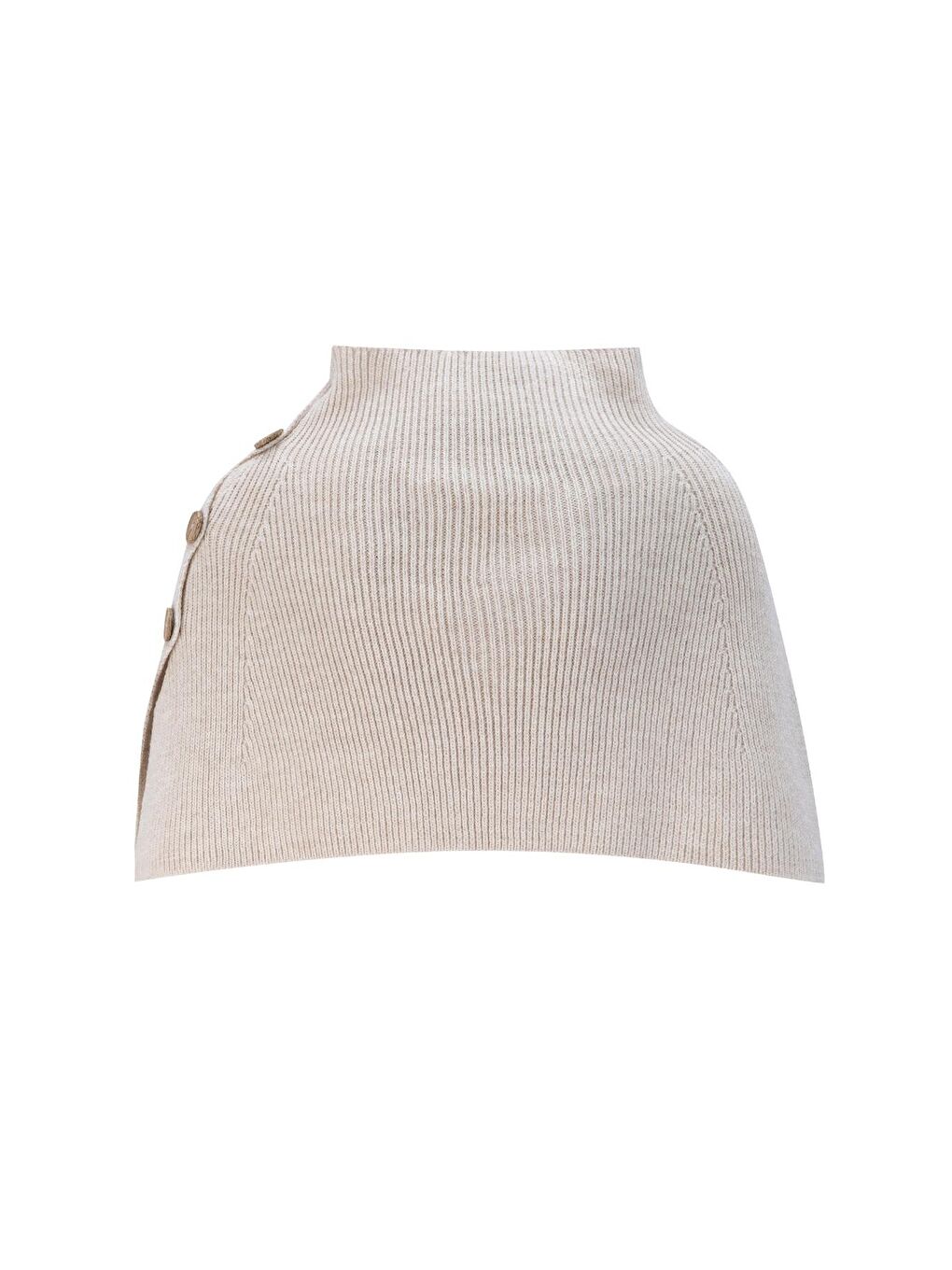 ARMİNE Triko Pelerin 24Kd4224 Bej - 5