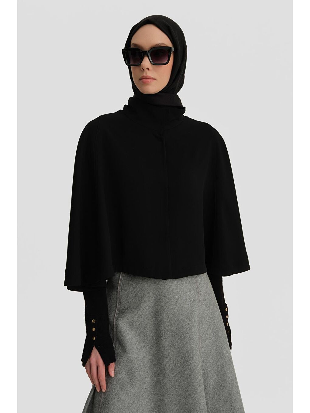 Pelerin 24Kh7701 Siyah-1