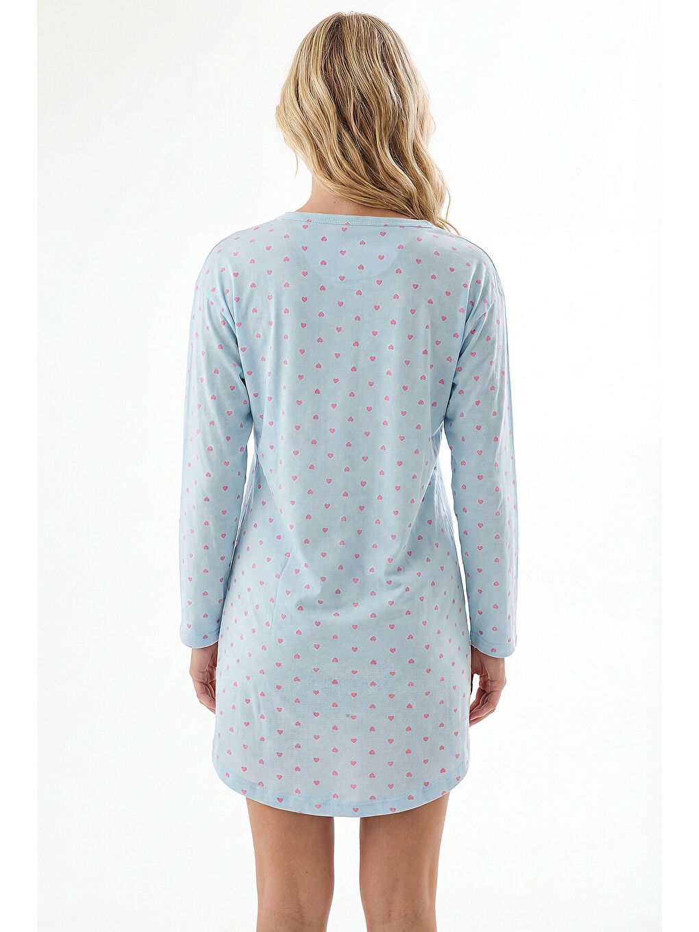 Mavi Hearts Gecelik-2