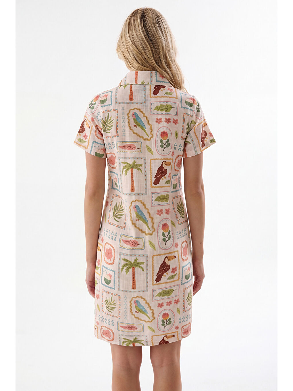 Sarı Seaside Gecelik-1