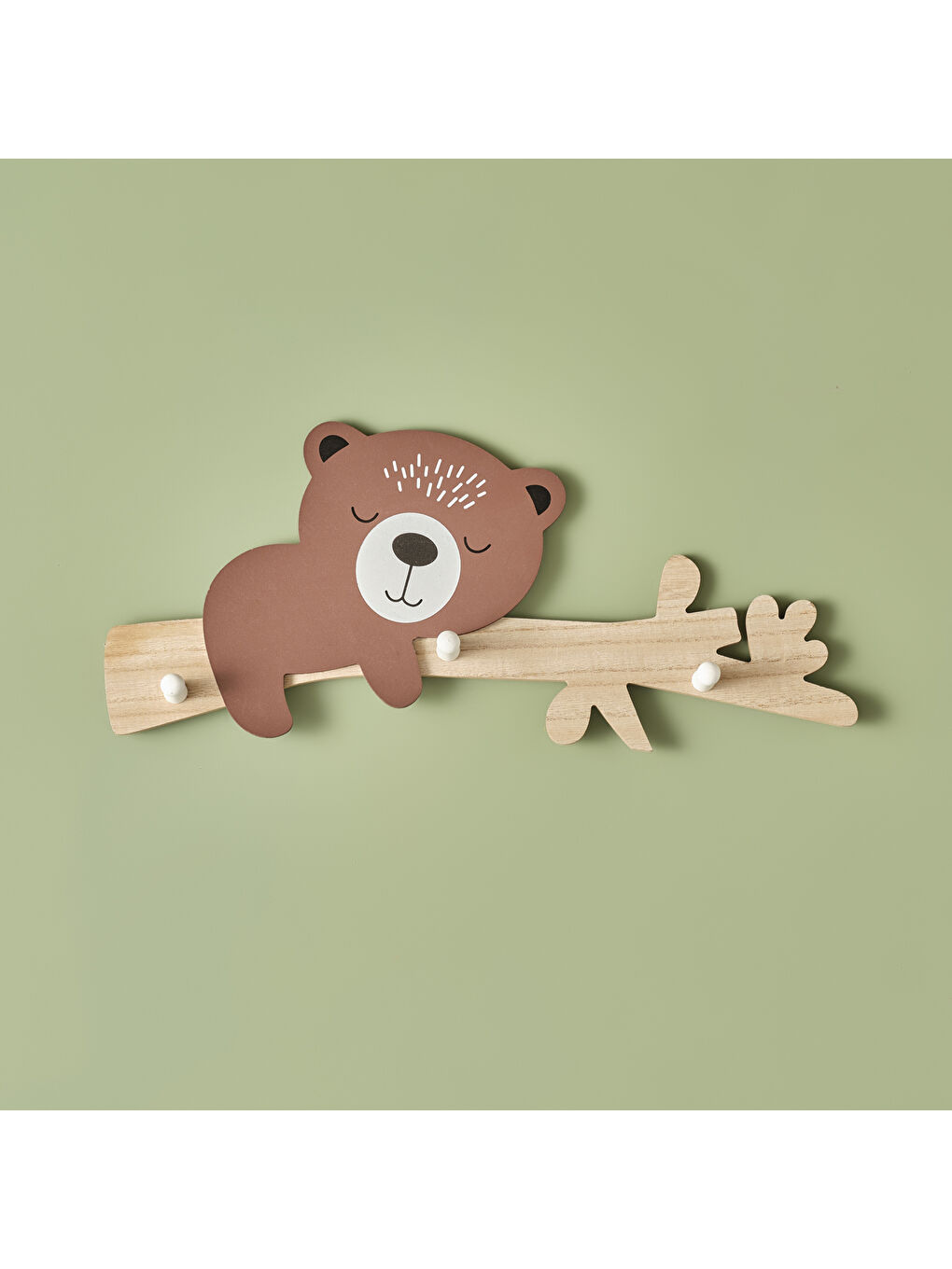 Bella Maison Bej Bear Bebek Askısı Naturel (48x4x25 cm)