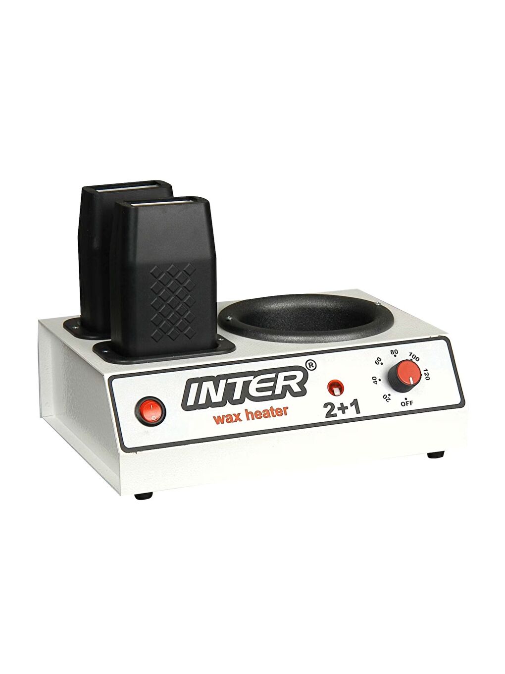 Technow Gri Melanj Inter Wax Heater 2 + 1 Kombine Ağda Makinesi