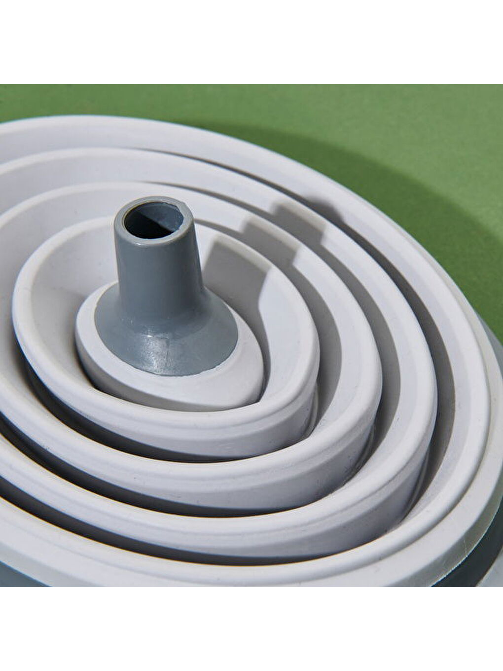 Çift Renkli Akordeon Huni - Gri-1