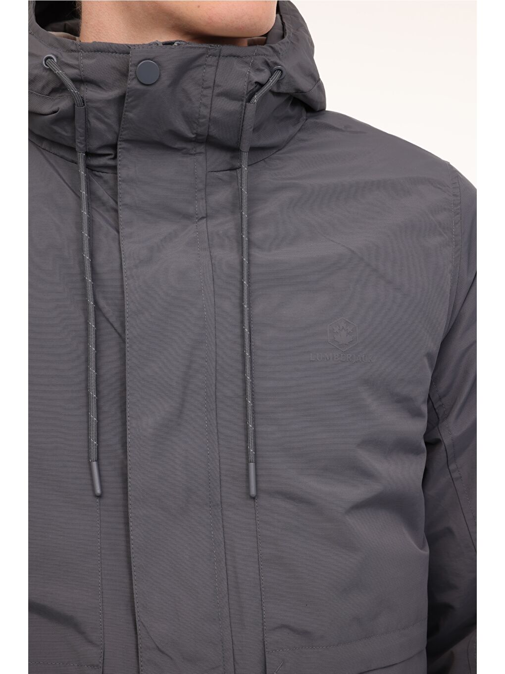 ML GHOST 2-URBN-5 4PR Koyu Gri Erkek Kısa Kapüşonlu Mont-3