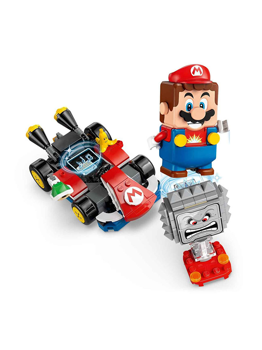 Super Mario Mario Kart-İnteraktif Mario ve Standard Kart 72043-1