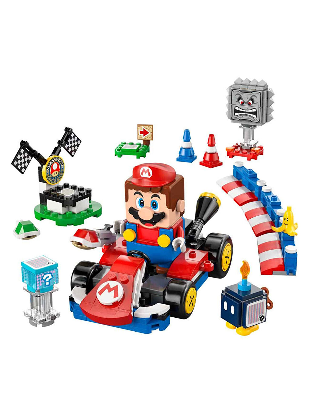 Super Mario Mario Kart-İnteraktif Mario ve Standard Kart 72043-3