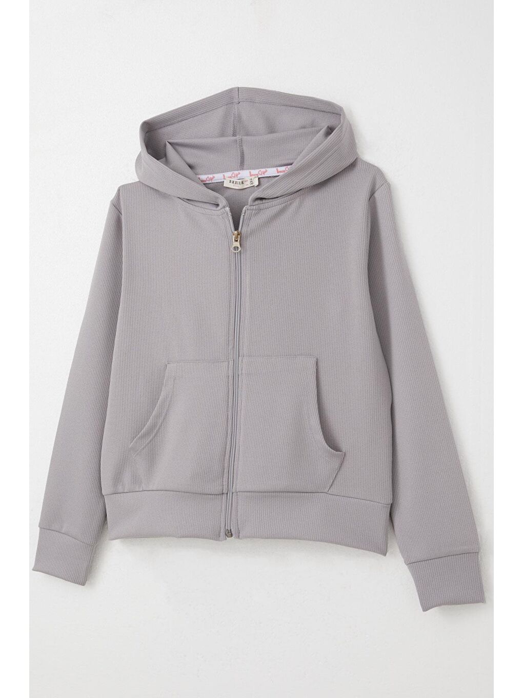 Kız Çocuk 3 Lü Pantolonlu Takım Kapüşonlu Gri  9 14 Yaş-7