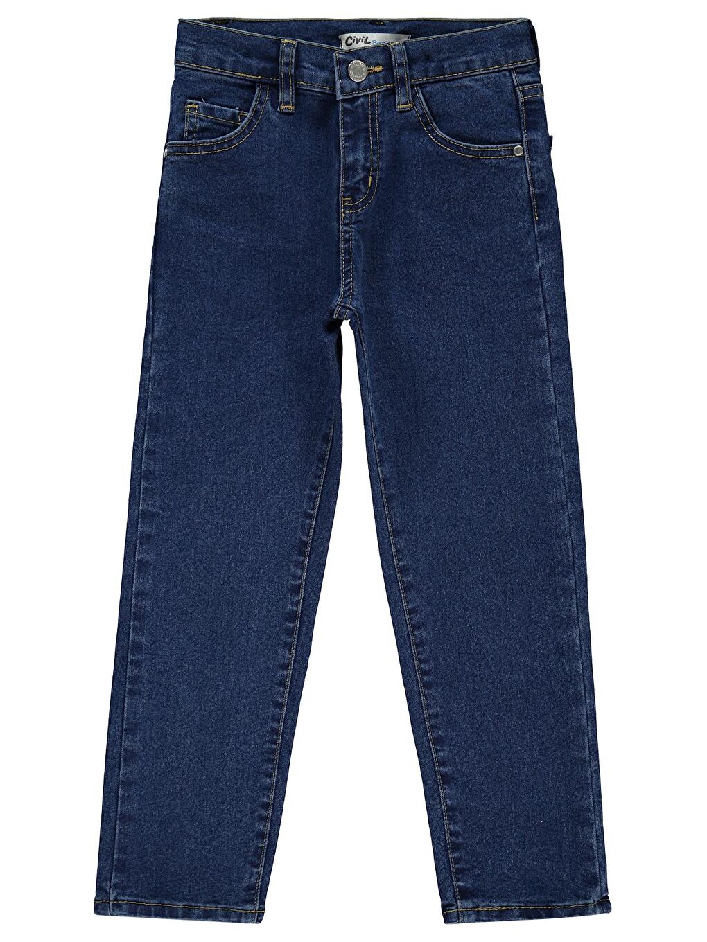 Civil Mavi Boys Erkek Çocuk Jean Pantolon 10-13 Yaş Mavi