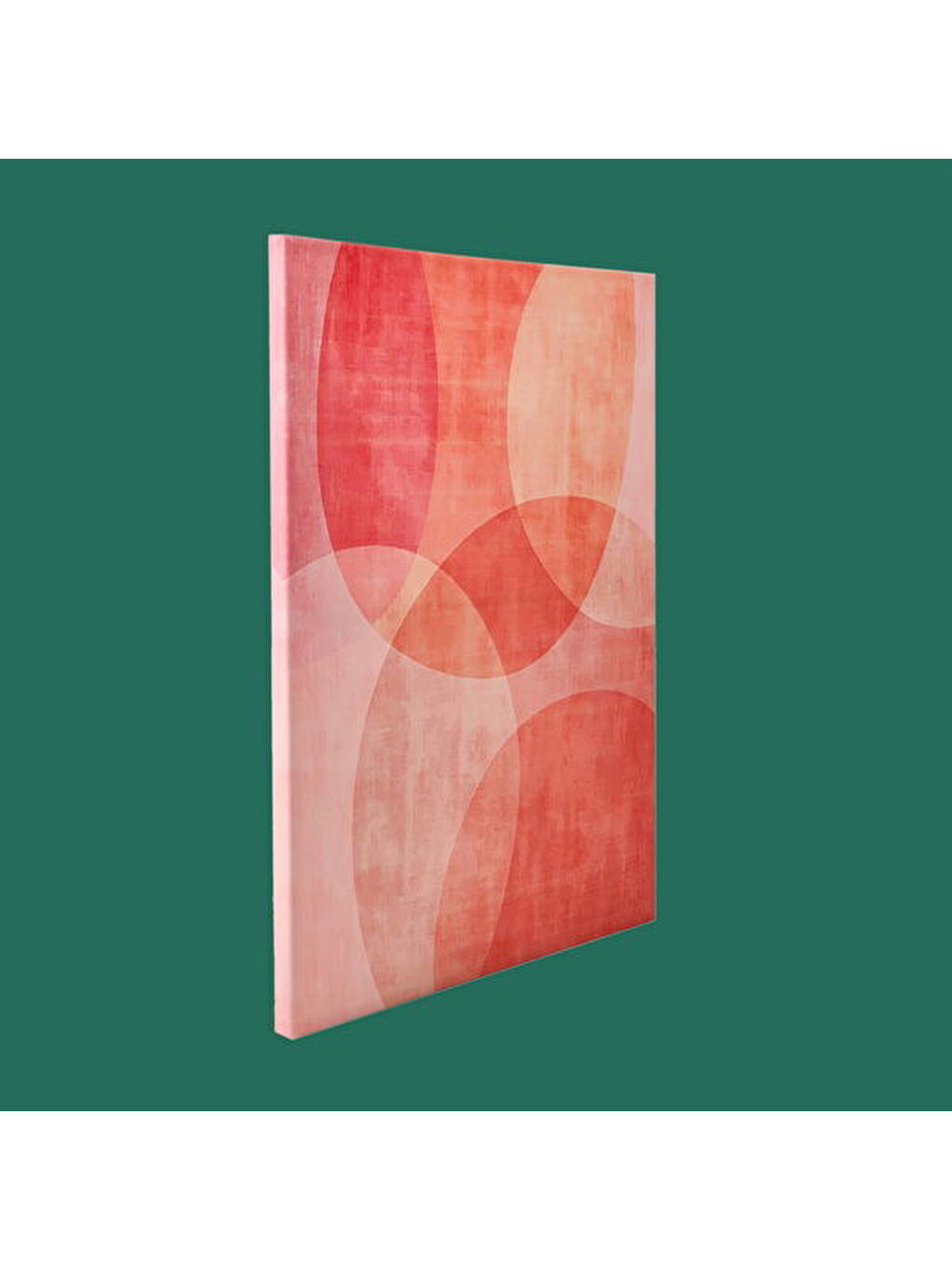 Kahverengi Deco Earthy Hues Kanvas Tablo - Kiremit - 90x60 cm-1