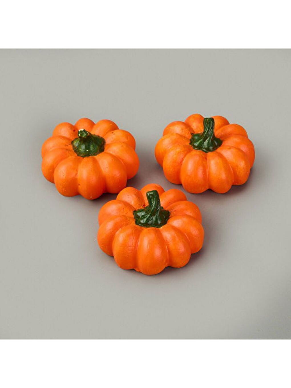 Deco 3'lü Bal Kabağı Obje - Turuncu - 5 cm