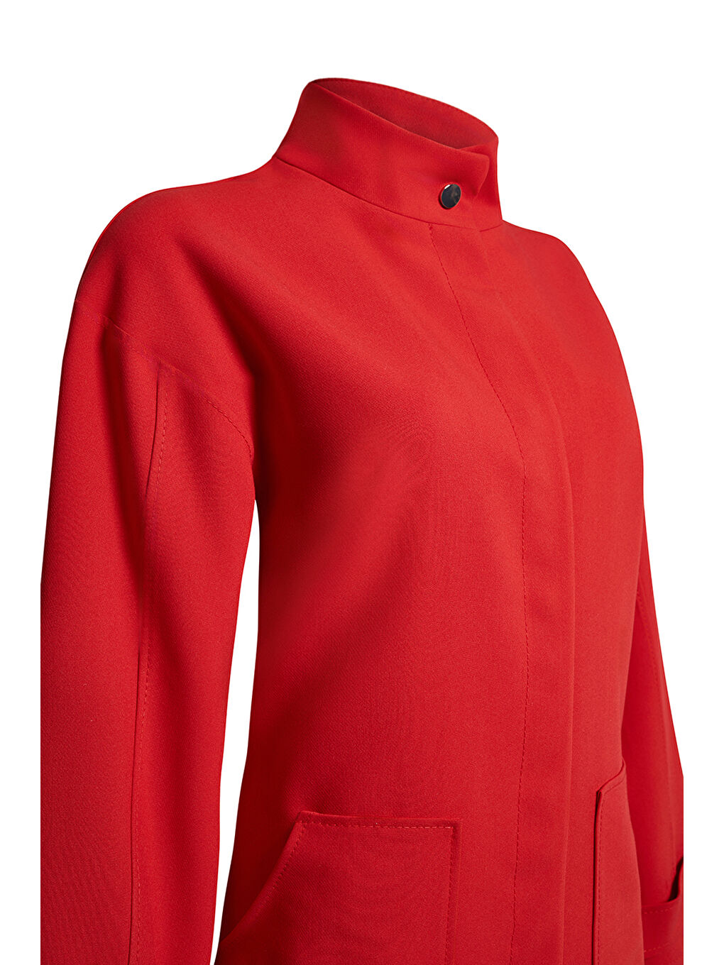 Kırmızı Cepli Kısa Ceket-1
