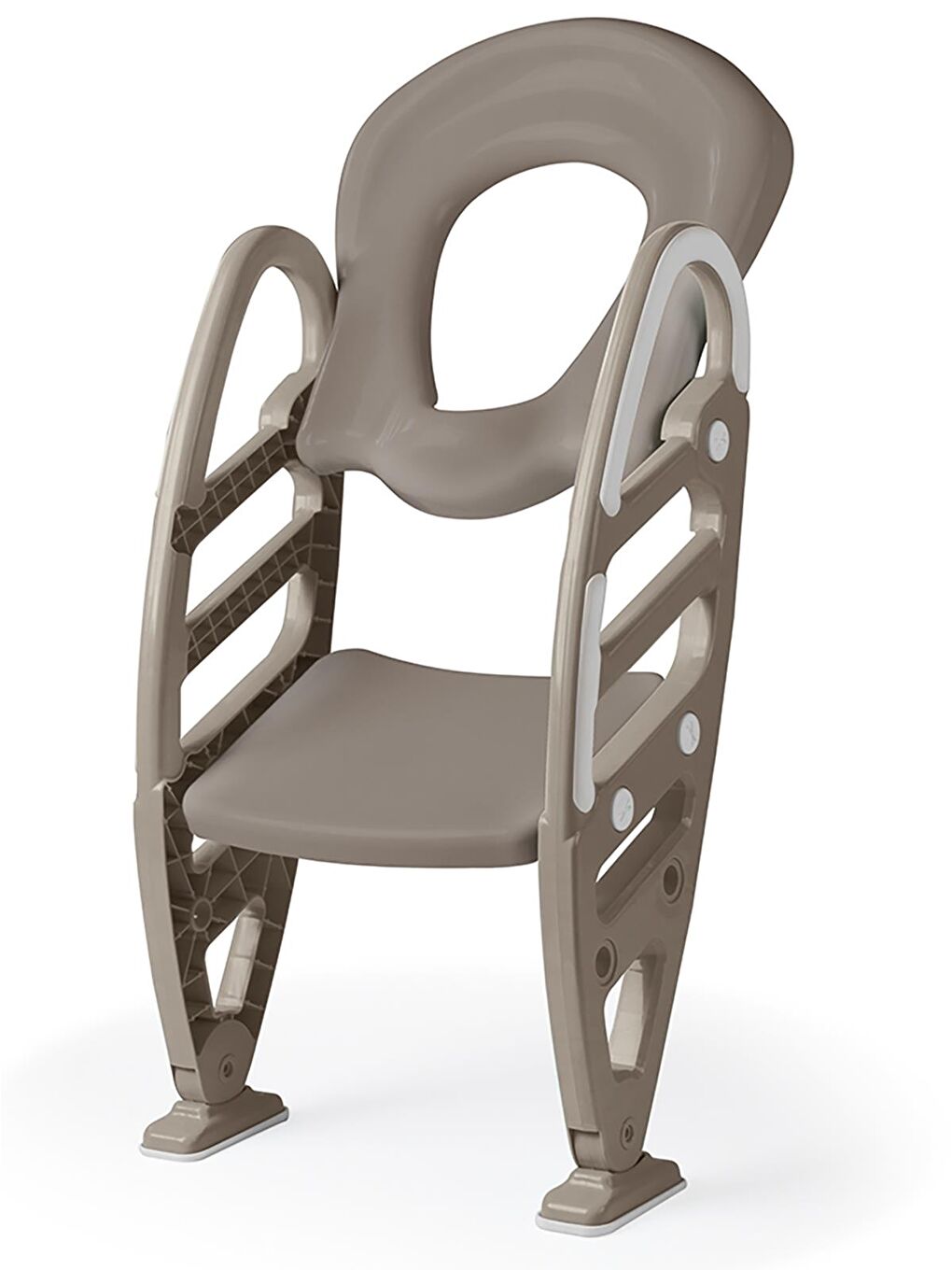 Nuve Kaymaz Merdivenli Klozet Adaptörü - Gri Standart