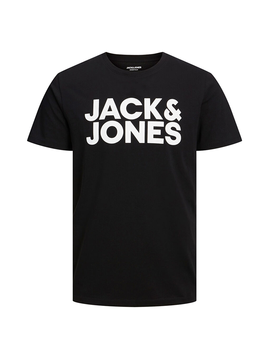 Siyah Jjecorp Pamuklu Slim Fit Bisiklet Yaka Erkek Tişört 12151955-4