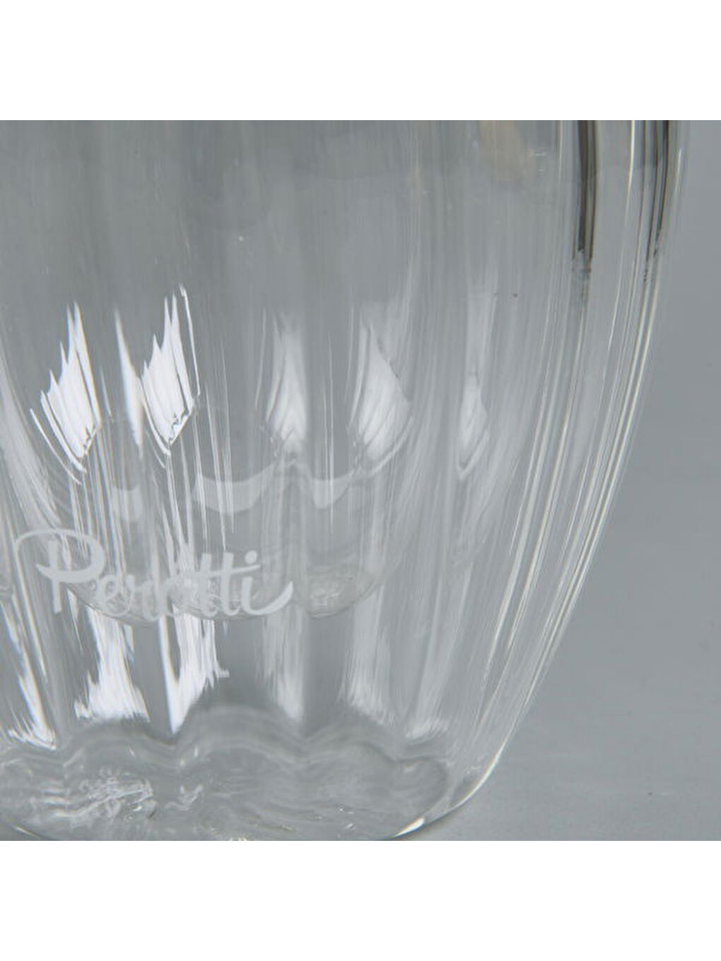 Renksiz Stripe Çift Cidarlı Bardak - Şeffaf - 350 ml-3