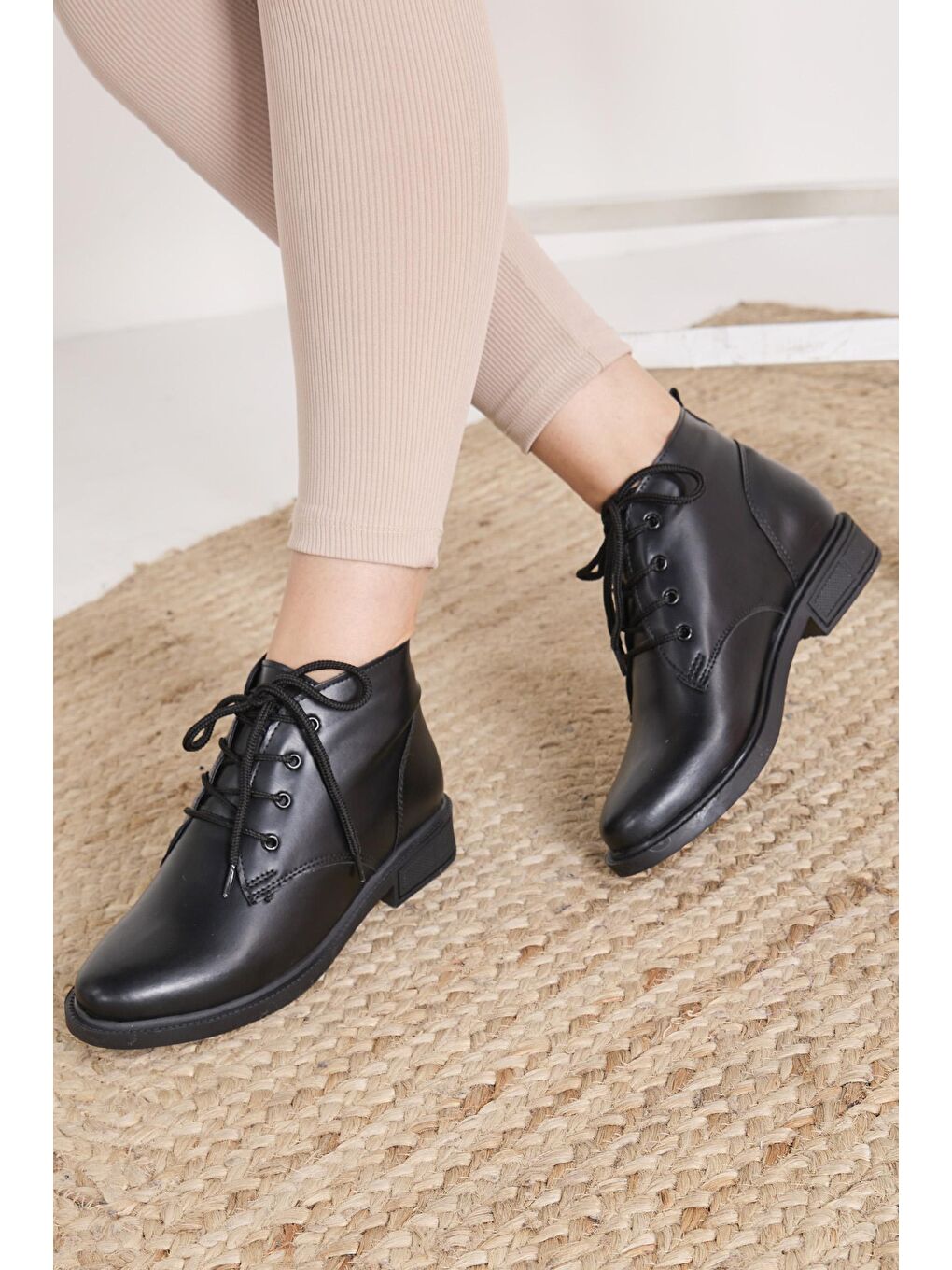 Kadın Siyah Bot - 23057-1